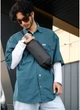 Сумка через плечо бананка Sambag Holster MSH черная с перфорацией W - изображение 3