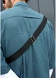 Сумка через плечо бананка Sambag Holster MSH черная с перфорацией W - изображение 7