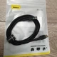 USB кабель 1м для швидкої зарядки Type-C - Type-C 60W Baseus TZCATLZJ-07 чорний - зображення 2