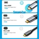 Micro HDMI - HDMI кабель довжина 1 метр HDR 3D 4K 60Hz 18Gbps Witson HMC-1 - зображення 4