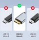 USB кабель USB C to Micro USB B для жестких дисков 50см черный Witson WDC31 - изображение 2