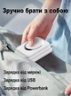 Универсальная зарядная станция MagSafe 3 в 1 беспроводная магнитная портативная подставка для телефона, смартчасов Apple Watch и наушников AirPods из ABS-пластика и силикона Белая (CC-005) - изображение 12