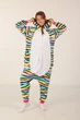 Жіноча кігурумі піжама доросла та підліткова Kigurumi Райдужна Кішка Різнокольорова XL 175-185 см. (1036) - зображення 3