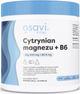 Suplement diety Osavi Cytrynian magnezu 400 mg + Witamina B6 250 g (5904139923184) - obraz 1