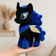 Мягкая игрушка Единорог Принцесса Луна 31 см — чёрный плюшевый пони с синей гривой арт. 00084-84 - изображение 7