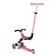 Детский 3-колесный самокат Globber 3 в 1 Go Up Active Lights Pastel с сиденьем и родительской ручкой до 50 кг розовый (744-210) - изображение 2