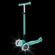 Детский трехколесный самокат Globber Elite Lights Бирюзовый до 50 кг 3-9 лет (439-706-3) - изображение 7