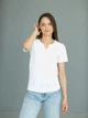 Футболка хлопковая женская НатаЛюкс 21-2383 2XL Белая (2123833200061) - изображение 3