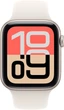Смарт-годинник Apple Watch SE 3 (2025)&nbsp;GPS + Cellular 44mm&nbsp;Starlight Aluminium Case with Starlight Sport Band S/M (MEPE4) - зображення 2