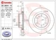 Диск гальмівний вентильований Toyota Land Cruiser Prado, 4runner 09-25р Brembo 09.B634.11 - изображение 2