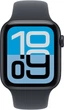 Smartwatch Apple Watch SE 3 (2025) GPS + Cellular 44mm Aluminium Case with Midnight Sport Band M/L Midnight (MEPJ4) - obraz 2