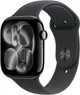 Smartwatch Apple Watch Series 11 GPS + Cellular 42mm Jet Black Aluminium Case with Black Sport Band - M/L (MF854) - obraz 1