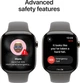 Смарт-годинник Apple Watch Series 11 GPS + Cellular 46mm Natural Titanium Case with Stone Grey Sport Band - S/M (MFCW4) - зображення 6
