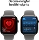 Smartwatch Apple Watch Series 11 GPS + Cellular 46mm Natural Titanium Case with Stone Grey Sport Band - M/L (MFCX4) - obraz 5