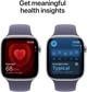 Smartwatch Apple Watch Series 11 GPS + Cellular 46mm Silver Aluminium Case with Purple Fog Sport Band - S/M (MFCP4) - obraz 5