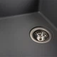 Гранитная мойка для кухни VALESO ZIRKONE 6250 матовая Серый металлик - изображение 3