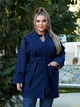 Женское кашемировое пальто SOLINNA , Модель 6423 Синий, 50-52 - изображение 1