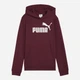 Детское теплое худи на флисе для девочки Puma ESS No.1 Logo 68489696 134-140 см Ruby Shimmer (4069157720137) - изображение 5