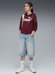 Детское теплое худи на флисе для девочки Puma ESS No.1 Logo 68489696 134-140 см Ruby Shimmer (4069157720137) - изображение 9