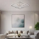 Люстра светодиодная с пультом ESLLSE OVAL 75 Bт 6S 810x600x175 мм Белая - изображение 9