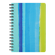 Блокнот BUROMAX А5 на спір. тб. упав. 80арк. COLOUR LINES 24572110-02 синій (6) /BM.24572110-02/ - зображення 1
