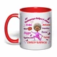 Чашка з друком "Найкраща бабуся в світі" №2 (колір червоний) (30386) - зображення 1