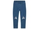 Джеггинсы Skinny с нашивкой для девочки Lupilu LYCRA® 453495 122-128 см (6-8 years) Синий - изображение 1