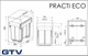Выдвижной сортер для мусора GTV PRACTI ECO для модуля 400мм на 2 ведра с доводчиком, антрацит - изображение 2