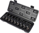 Набір викруткових ударних насадок Yato SPLINE M4-M16 квадрат 1/2" CrMo YT-10691 9 шт + кейс (5906083055515) - зображення 1