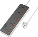 Мережевий подовжувач Hoco AC14A Rico 5-position socket (PD30W/1C3A) Black (6942007607179) - зображення 2