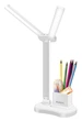 Настольная светодиодная лампа Dyxon MEGALIGHT 400 DOUBLE White с аккумулятором (DXNLMGLGT400DW) - изображение 1