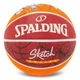 Мяч баскетбольный резиновый Spalding Sketch Series 84451Y размер 7 для зала и улицы (Indoor/Outdoor) - изображение 1