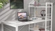 Письмовий стіл Ferrum-decor Серії Конект з етажеркою 75x120x600 білий ДСП Біле 16мм (FRD-104225) - зображення 7