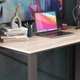 Письмовий стіл Ferrum-decor Драйв 750x1400x700 Чорний метал ДСП Дуб Сан-Марино 32 мм (FRD-103402) - зображення 2