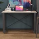 Письмовий стіл Ferrum-decor Драйв 750x1400x700 Чорний метал ДСП Дуб Сан-Марино 32 мм (FRD-103402) - зображення 3