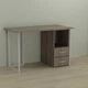 Письмовий стіл Ferrum-decor Отто 75x140x60 білий ДСП Дуб Сонома Трюфель 16мм (FRD-101033) - зображення 1