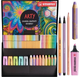 Zestaw artystyczny do malowania Stabilo Arty Pastel 50 elementów (4006381590419) - obraz 4