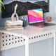 Стіл письмовий Майк Ferrum-decor 75x120x70 Білий метал ДСП Бетон 32 мм (FRD-106535) - зображення 3