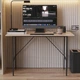 Стіл письмовий Line Тайм Ferrum-decor 750x1200x600 Чорний метал ДСП Дуб Сан-Марино 16 мм (FRD-104886) - зображення 1