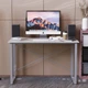 Стіл письмовий Дейв Ferrum-decor 750x1400x700 Сірий метал ДСП Бетон 16 мм (FRD-106466) - зображення 3