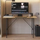 Стіл письмовий Line Тайм Ferrum-decor 750x1000x600 Чорний метал ДСП Дуб Артизан 16 мм (FRD-104876) - зображення 1