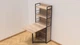 Стіл книжка з етажеркою Практик 2 Ferrum-decor 1555x640x990 Чорний метал ДСП Дуб Сонома 16 мм (FRD-104628) - зображення 3