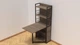 Стіл книжка з етажеркою Практик 2 Ferrum-decor 1555x640x990 Чорний метал ДСП Дуб Сонома Трюфель 16 мм (FRD-104629) - зображення 2