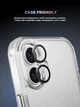 Защитное стекло для камеры смартфона Apple iPhone 17 ArmorStandart Supreme BI Black (ARM86442) - изображение 6