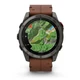 Смарт-годинник Garmin Смарт-годинник Garmin Fenix 8 Pro (51 mm) AMOLED Sapphire, титан Carbon Gray DLC із каштановим шкіряним ремінцем - изображение 5