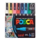 Набір маркерів uni POSCA, 0,9-1,3 мм (PC-3M 8C) - зображення 1