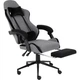 Геймерское кресло GT Racer X-2324 Fabric Gray/Black Suede [121430] - изображение 3
