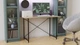 Стіл письмовий Line Лайт Ferrum-decor 750x1200x600 Чорний метал ДСП Дуб Сонома 16 мм (FRD-104860) - изображение 1