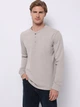 Лонгслив мужской Colin's CL1065875BME S Beige Melange (8684112892429) - изображение 1