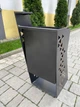 Уличная урна с пепельницей парковая для мусора в офисе подъезде металлическая с защелкой мусорный контейнер мусорник уличный для дачи - изображение 1